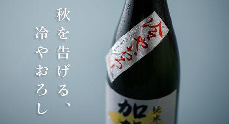 ひと夏を越え、まろやかに熟成の時を迎えた冷やおろし
